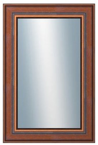 DANTIK - Zrkadlo v rámu, rozmer s rámom 40x60 cm z lišty ANGLIE hnedá (561)