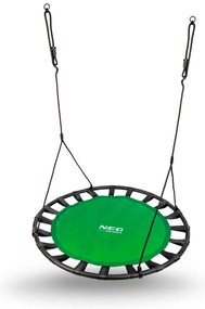 Neo-Sport Hojdačka Bocianie hniezdo SWINGO XXL 120 cm zelená