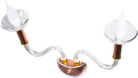 Toolight Toolight, nástenné svietidlo 2xE14 APP1082-2W, ružové zlato, OSW-08892