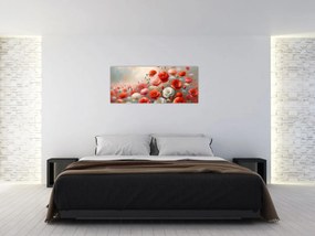 Obraz - Maľba vlčích makov (120x50 cm)