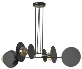 Luster na lanku IDEA 4xE27/15W/230V čierna