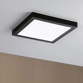 Paulmann Abia LED panel 4 000K hranatý 30cm čierna