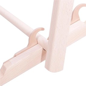 Drevené lehátko SPRINGOS DC003 OXFORD10 - červené