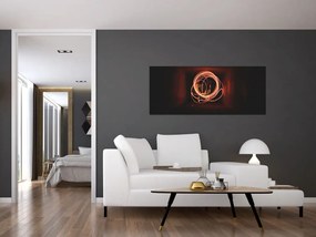 Obraz - čiary v tuneli (120x50 cm)