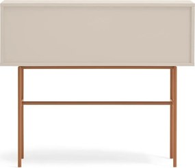 Konzolový stolík v béžovo-tehlovej farbe 35x110 cm Nube – Teulat