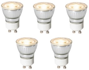Sada 5 GU10 3-stupňových stmievateľných LED žiaroviek 35 mm 4W 220 lm 3000K