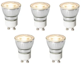 Sada 5 GU10 3-stupňových stmievateľných LED žiaroviek 35 mm 4W 220 lm 3000K