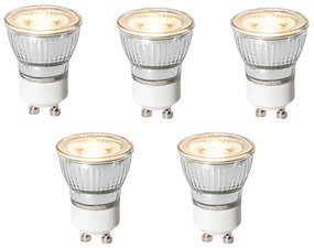 Sada 5 LED žiaroviek GU10 s 3-stupňovým stmievaním 35mm 4W 220 lm 3000K