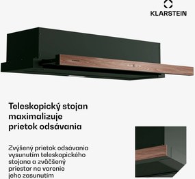 Klarstein ZenFusion digestor, prietok vzduchu 400 m³/h, EEK A, odsávanie/recirkulácia, 3 úrovne, tichý