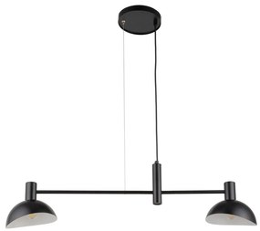 Luster na lanku ARTIS 2xE14/40W/230V čierna