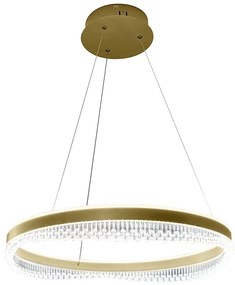 Závesné LED svietidlo Preciosa, 1x LED 52w, 4000k, g