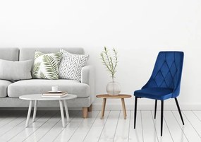 Jedálenská stolička LINCOLN zamatová, granátová