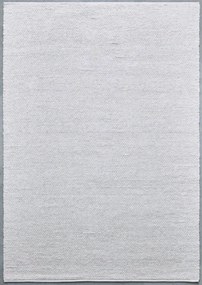 Diamond Carpets India, Ručne viazaný kusový koberec Helen Silver, 80x150, šedá, chodba / predsieň