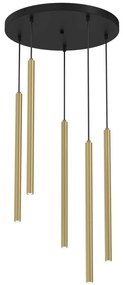 Luster na lanku YORU 5xG9/8W/230V mosadz