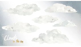 Samolepka do dětského pokoje Mraky na obloze