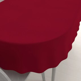 Biante Dekoračný oválny obrus BKU-106 Vínový 140x200 cm
