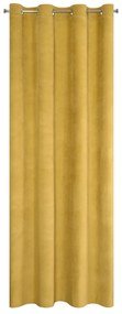 ZATEMŇOVACÍ ZÁVES NA KRÚŽKOCH MILO 140X250 CM ZLATÁ