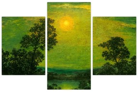 Obraz - Imitator of Ralph Albert Blakelock, Moonlight, reprodukcia (90x60 cm)