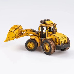 Robotime Rokr 3D dřevěné puzzle Buldozer 211 ks