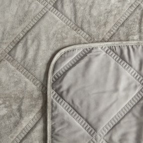 PREHOZ NA POSTEĽ VELVET1 170X210 CM BÉŽOVÝ