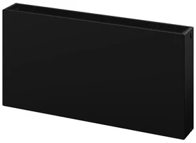 Mexen, Mexen Flat CF33 panelový radiátor 600 x 1200 mm, bočné pripojenie, 2641 W, čierny - W433F-060-120-70