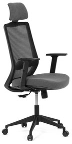 Kancelárska ergonomická stolička SENA — látka, čierna