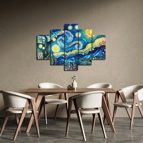 Obraz – Mozaika hviezdnej noci (150x105 cm)