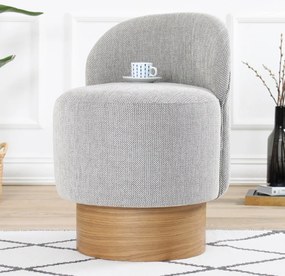 Taburetka Barren Puf Grey