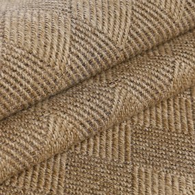 Vonkajší koberec v čierno-prírodnej farbe 120x170 cm Dhaka – Ayyildiz Carpets