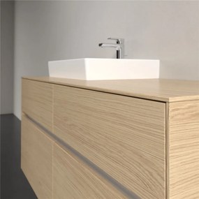 VILLEROY &amp; BOCH Collaro závesná skrinka pod umývadlo na dosku (umývadlo vľavo), 4 zásuvky, s LED osvetlením, 1200 x 500 x 548 mm, Nordic Oak, C071B0VJ