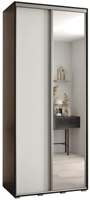 Skriňa 45 Canaris 3 110 čierna/biela/silver