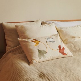 Ferm Living Poťah na vankúš s výšivkou Swif Bird 40 × 60 cm