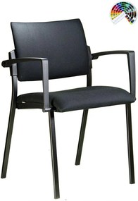 Konferenčná rokovacia stolička SQUARE VIP čalúnenie KOŽA