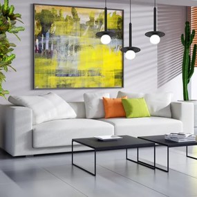 Luster na lanku FUTURA 3xG9/7W/230V čierna