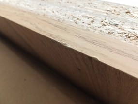 AKCIA Jedálenský stôl MADO čierny s doskou v dekore dub artisan 120x80cm II. akosť