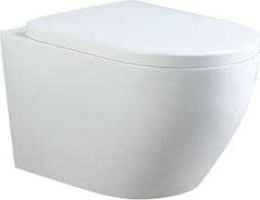 BPS-koupelny Závesná WC misa so SoftClose sedadlom HYD-5312, biela