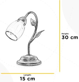 ONLI - Stolná lampa LILIANA 1xE14/6W/230V 30 cm