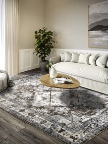 Villeroy & Boch, Kusový koberec Villeroy & Boch 106124 Brown, Cream, 120x170, hnedá, obývacia izba