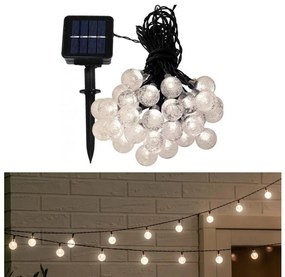 LED Solárna reťaz 6,9m 50xLED/1,2V