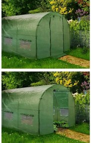 Fóliovník s 5 segmentmi STRETCH 800x300 cm zelený