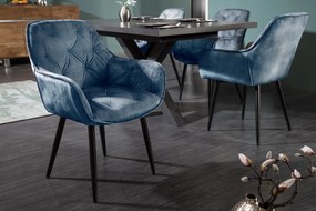 Stolička Milano petrol velvet