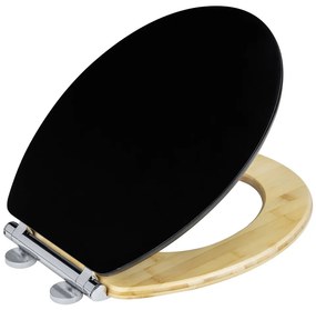 Záchodová doska s automatickým zatváraním 37 x 44 cm Bambusa – Wenko