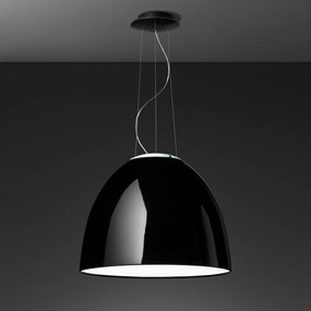 Artemide Nur Gloss Led závesné svietidlo čierne Bluetooth 2006lm 2700K 55cm