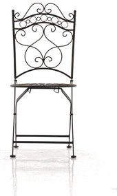 Kovová stolička skladacia Indra - Bronzová