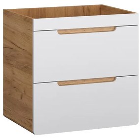 Skrinka Bronx 60 dub craft-biely