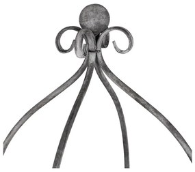 Sivý kovový regál 45x144x45 cm Mireille – Ixia