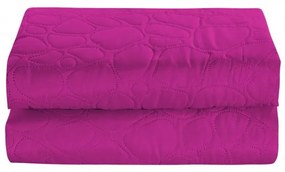 Fialová prehoz na posteľ so vzorom STONE Rozmer: 200 x 220 cm
