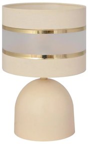 Stolná lampa HELEN 1xE27/15W/230V krémová/zlatá
