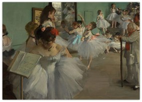 Obraz - Edgar Degas, The Dance Class, reprodukcia (70x50 cm)
