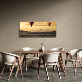 Obraz - lietajúce balóny (120x50 cm)